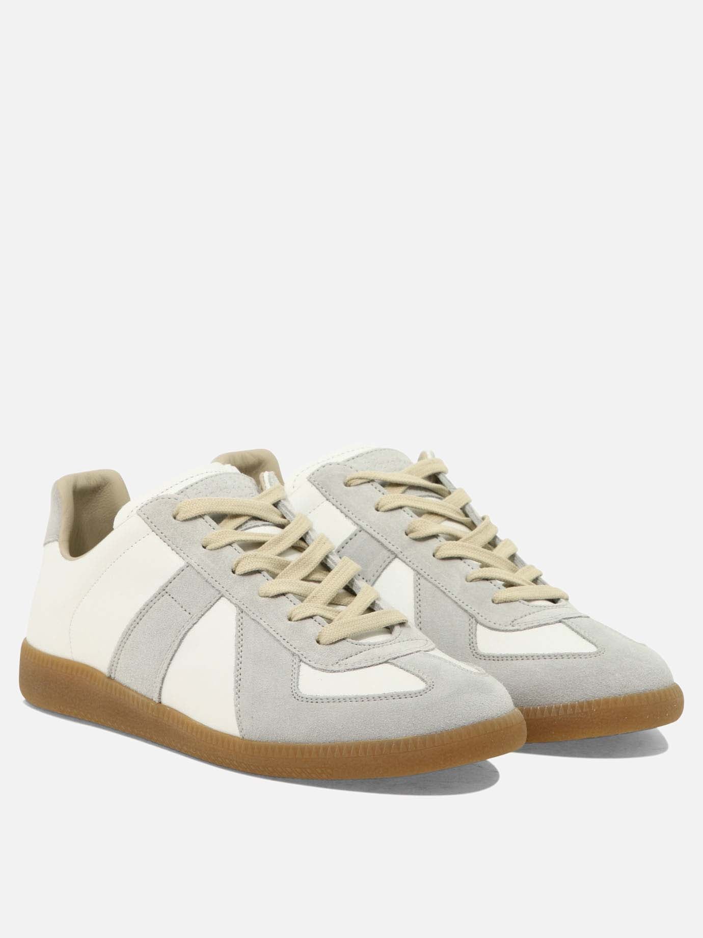Sneaker basse 100% calf leather - 100% rubber  Bianco - Maison Margiela Uomo | PDP | VIETTI Online Store | Zoom-Modal
