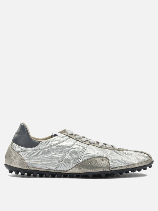 Low top sneakers 90% polyester 10% polyamide - 100% rubber  Silver - Maison Margiela Men | PDP | VIETTI Online Store 
