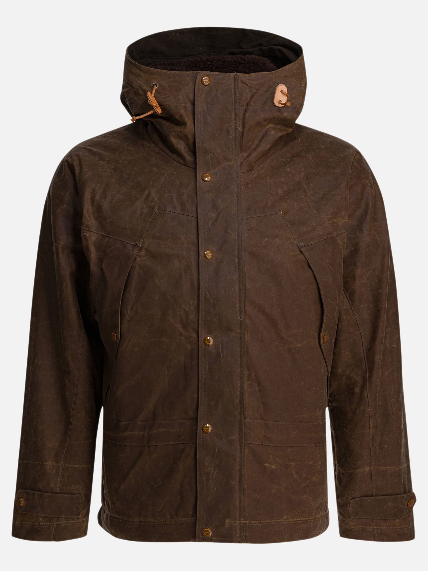 Parkas Solid colour  Brown - Manifattura Ceccarelli Men | PDP | VIETTI Online Store | Zoom-Modal

