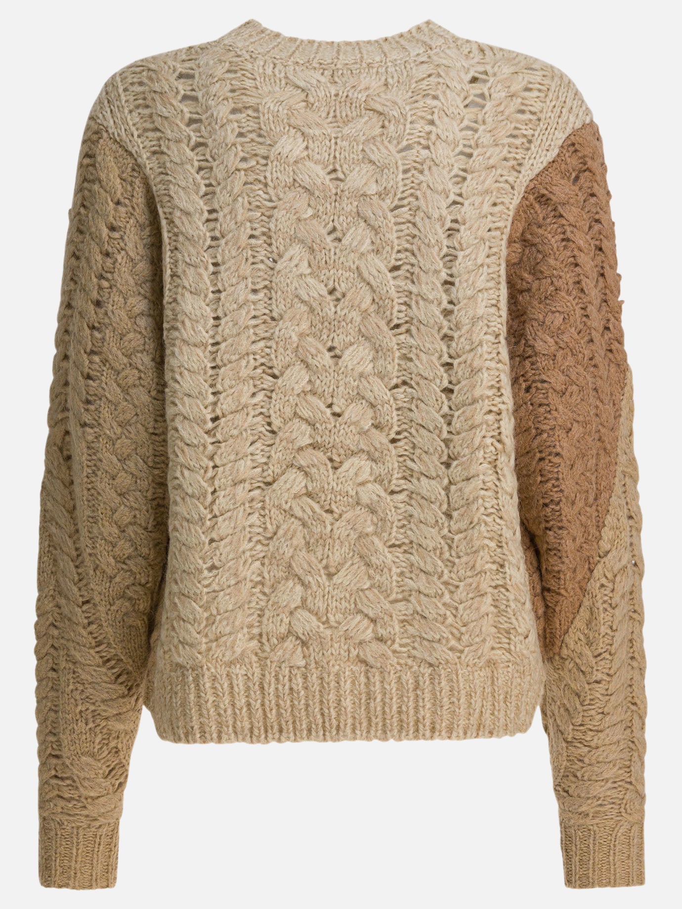 Maglioni girocollo Textured knit  Beige - Marant Étoile Donna | PDP | VIETTI Online Store | Zoom-Modal_2
