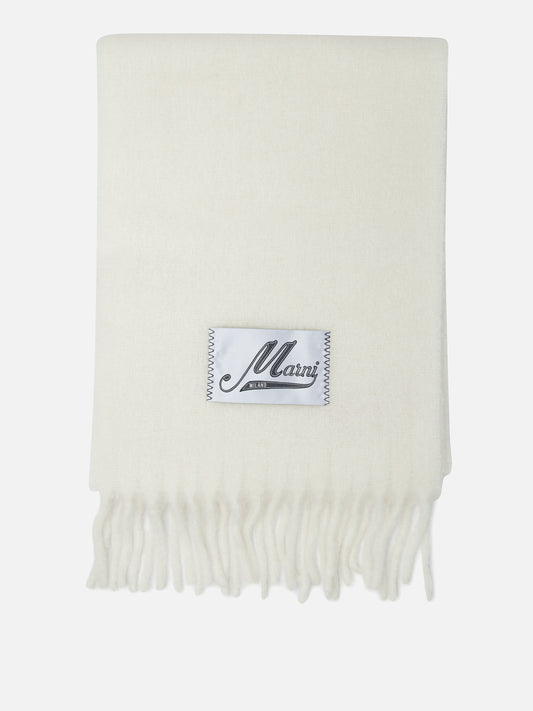 Sciarpe con frange 80% alpaca 20% polyamide  Bianco - Marni Donna | PDP | VIETTI Online Store 
