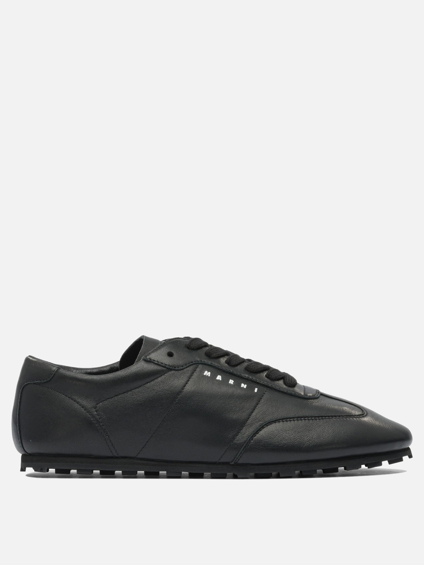 Sneaker basse 100% leather - 100% rubber  Nero - Marni Donna | PDP | VIETTI Online Store | Zoom-Modal
