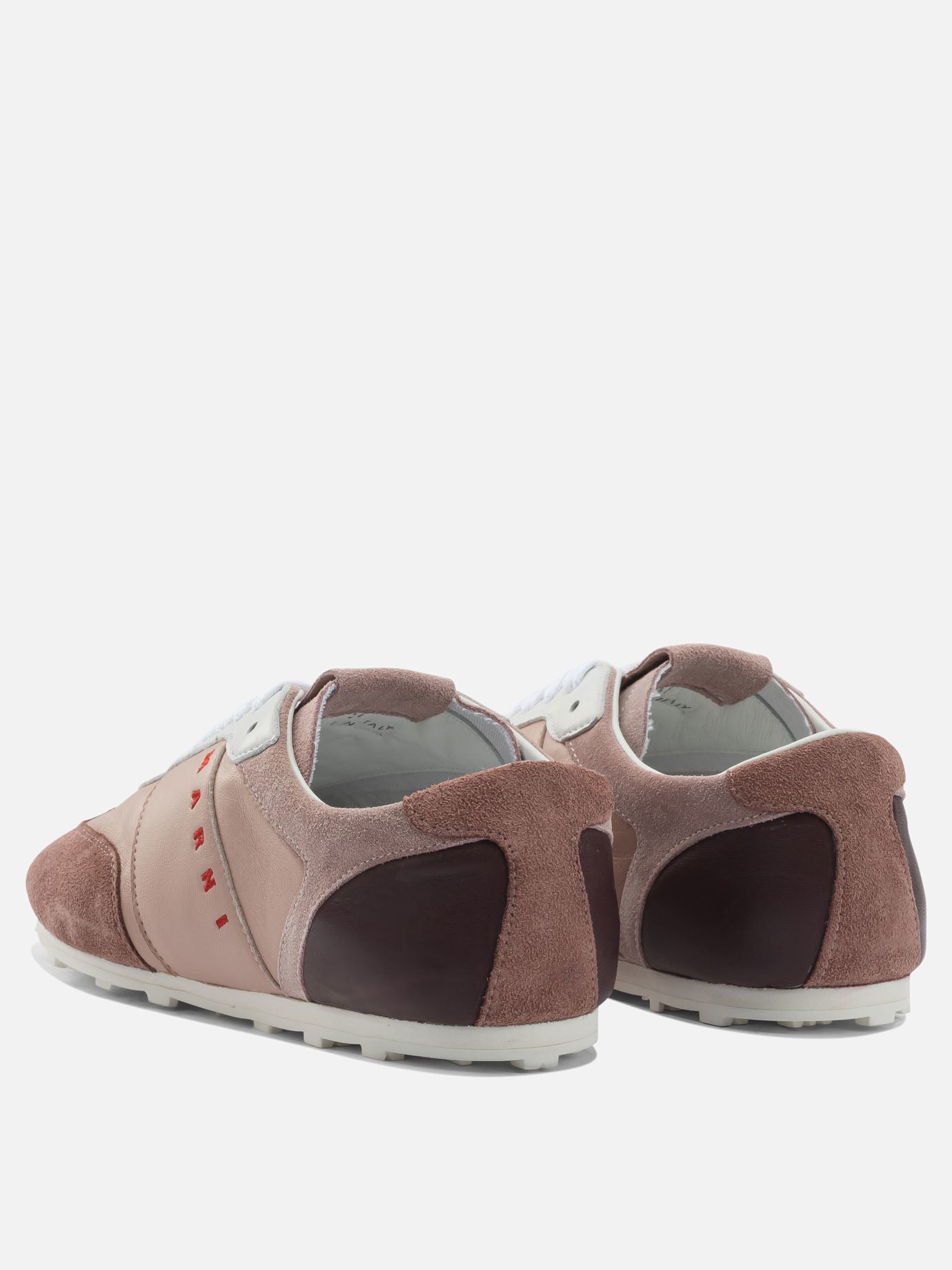 Sneaker basse 100% ovine leather - 100% rubber  Rosa - Marni Donna | PDP | VIETTI Online Store | thumbnail_4