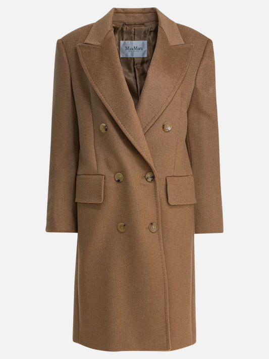 Long coats Solid colour  Beige - Max Mara Women | PLP | VIETTI Online Store 
