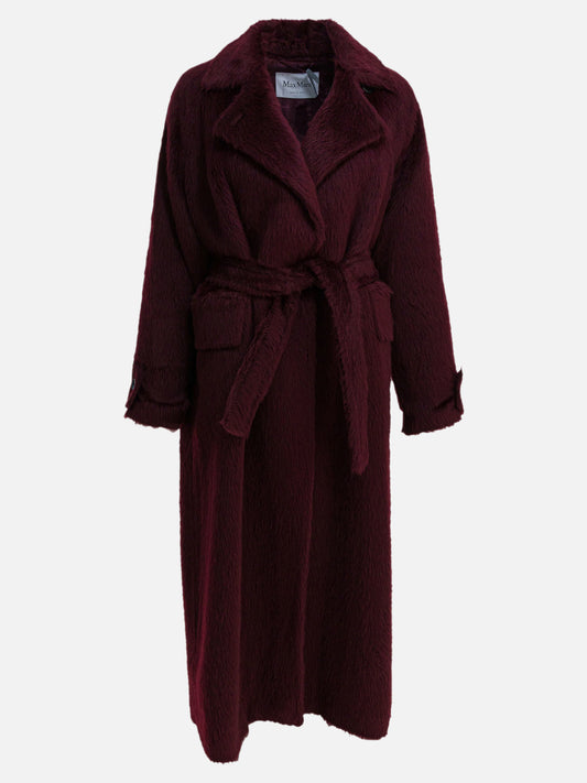 Long coats Solid colour  Bordeaux - Max Mara Women | PLP | VIETTI Online Store 
