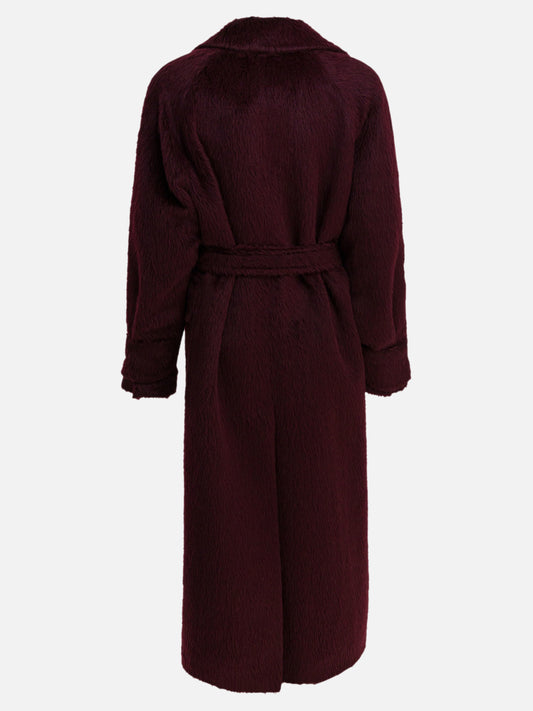 Long coats Solid colour  Bordeaux - Max Mara Women | PLP | VIETTI Online Store | 2
