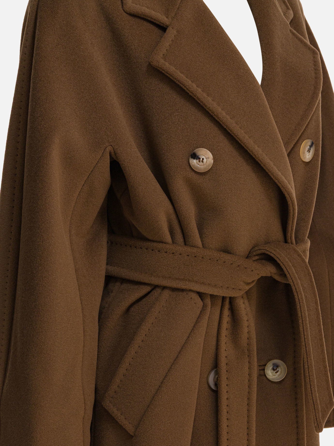 Cappotti lunghi Solid colour  Marrone - Max Mara Donna | PDP | VIETTI Online Store | thumbnail_4