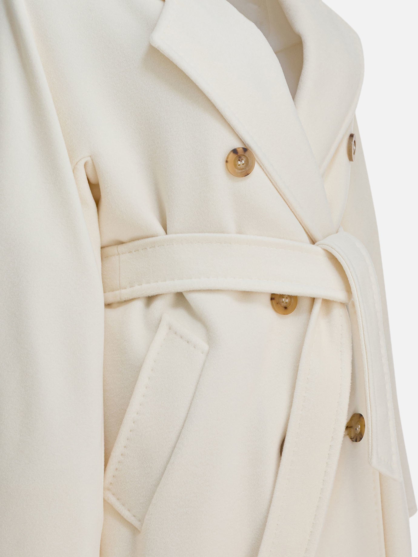 Long coats Solid colour  White - Max Mara Women | PDP | VIETTI Online Store | Zoom-Modal_4
