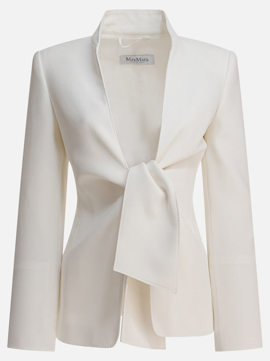 Max Mara Giacca femminile in cady 15141987_38 White 1