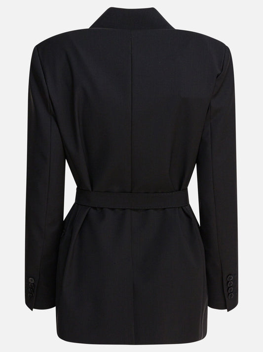 Max Mara Blazer in tela di lana 18031925_40 Black 2