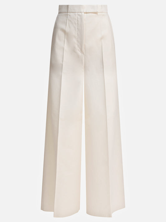 Pantaloni casual Solid colour  Bianco - Max Mara Donna | PDP | VIETTI Online Store 
