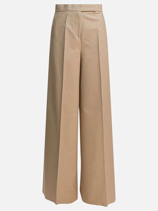 Max Mara Pantaloni gamba larga 15795888_40 Beige 1