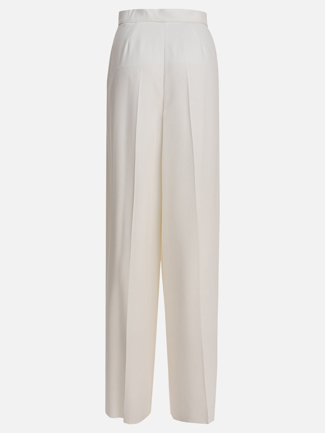 Max Mara Wide cady trousers White