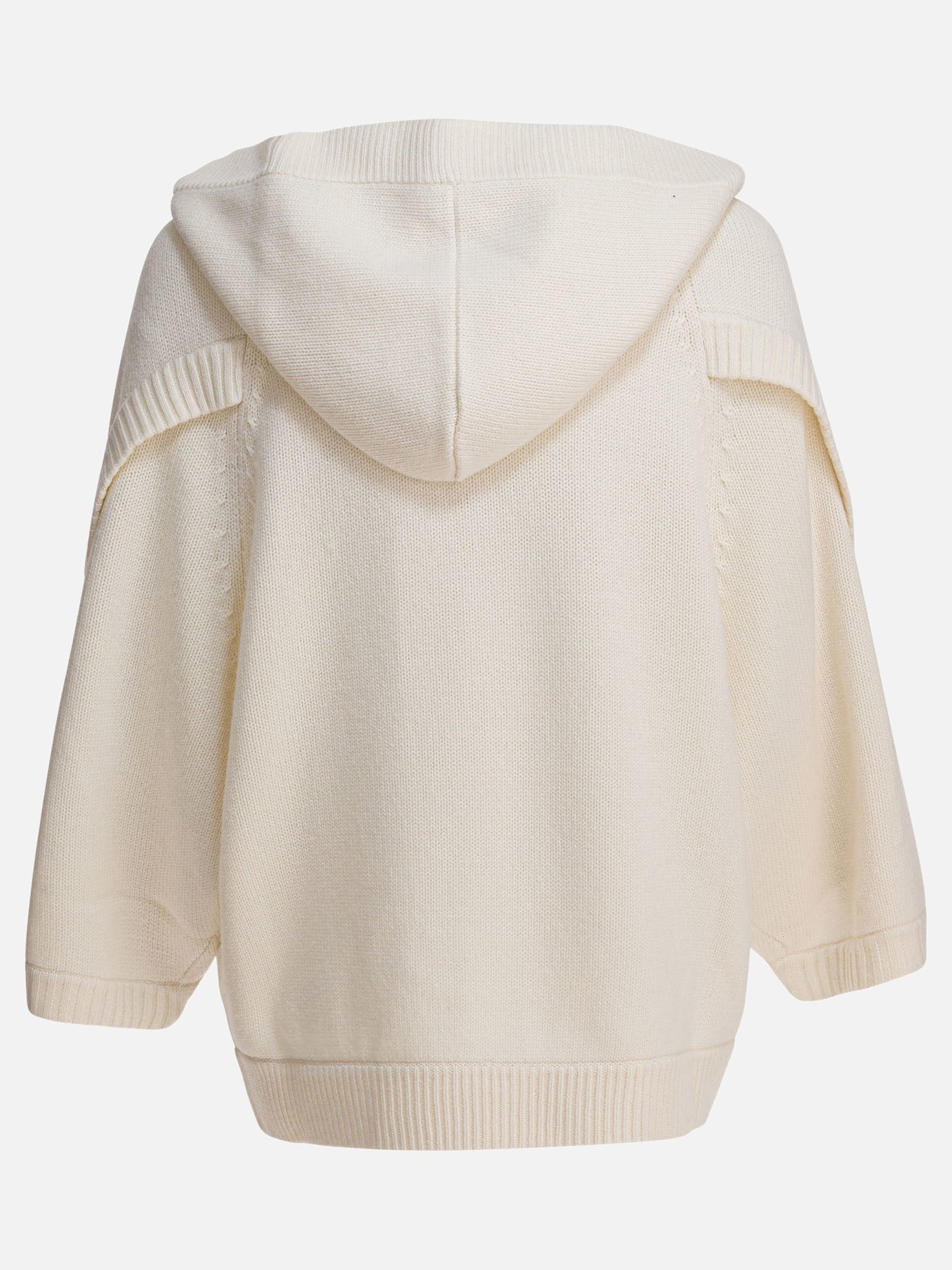 Max Mara Wool and cashmere cardigan White