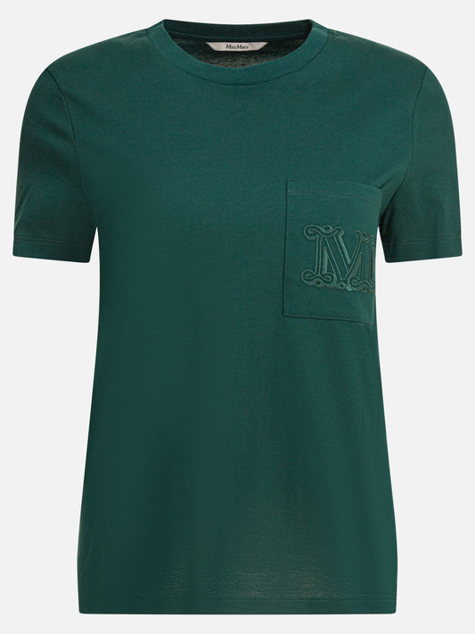 Crewneck t-shirts Logo  Green - Max Mara Women | PLP | VIETTI Online Store 
