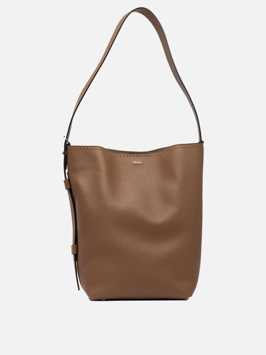 Max Mara Borsa a spalla "Archetipo" 10548966_UNI Brown 1