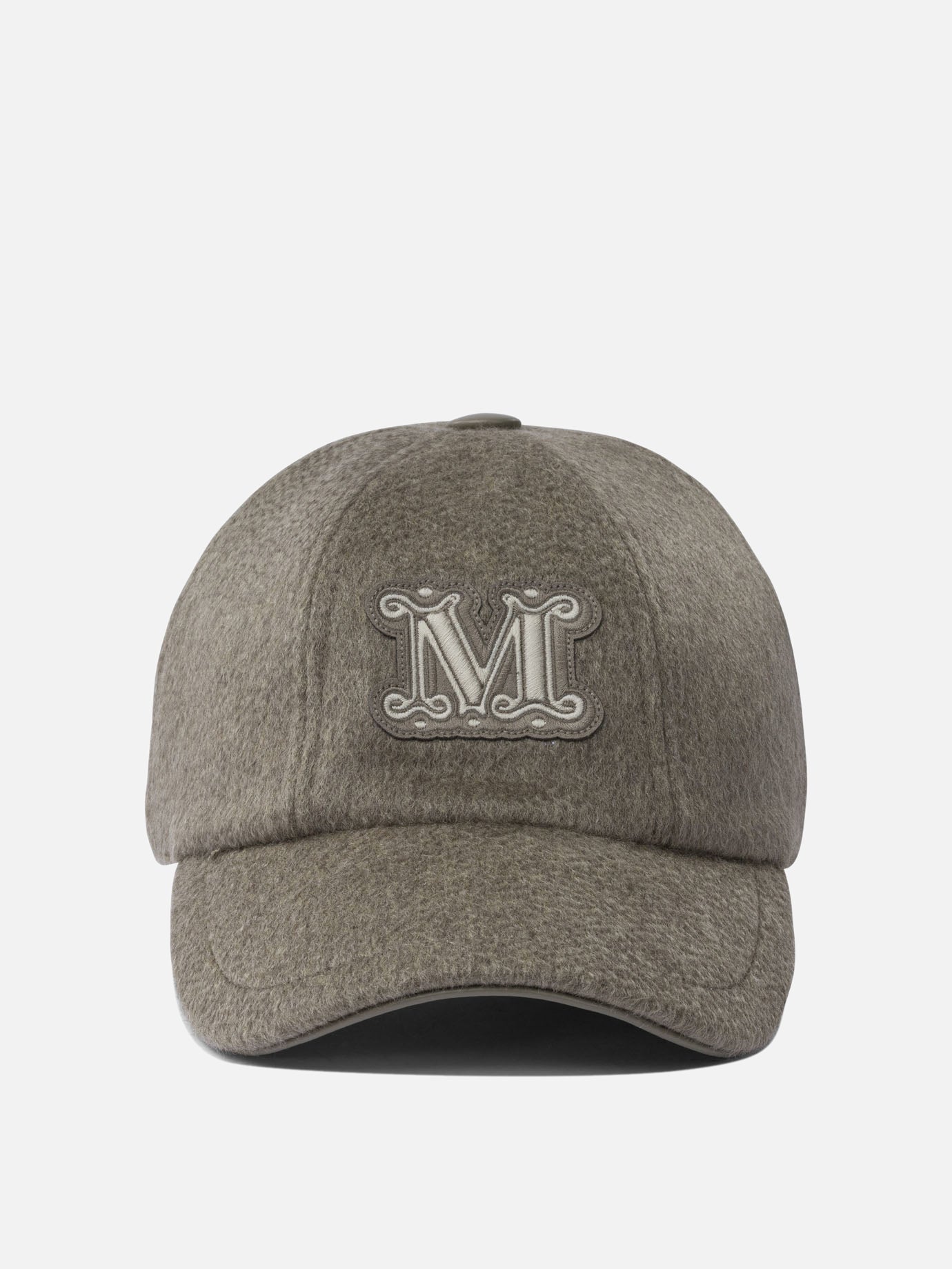 Trucker caps 100% cashmere  Grey - Max Mara Women | PDP | VIETTI Online Store | thumbnail