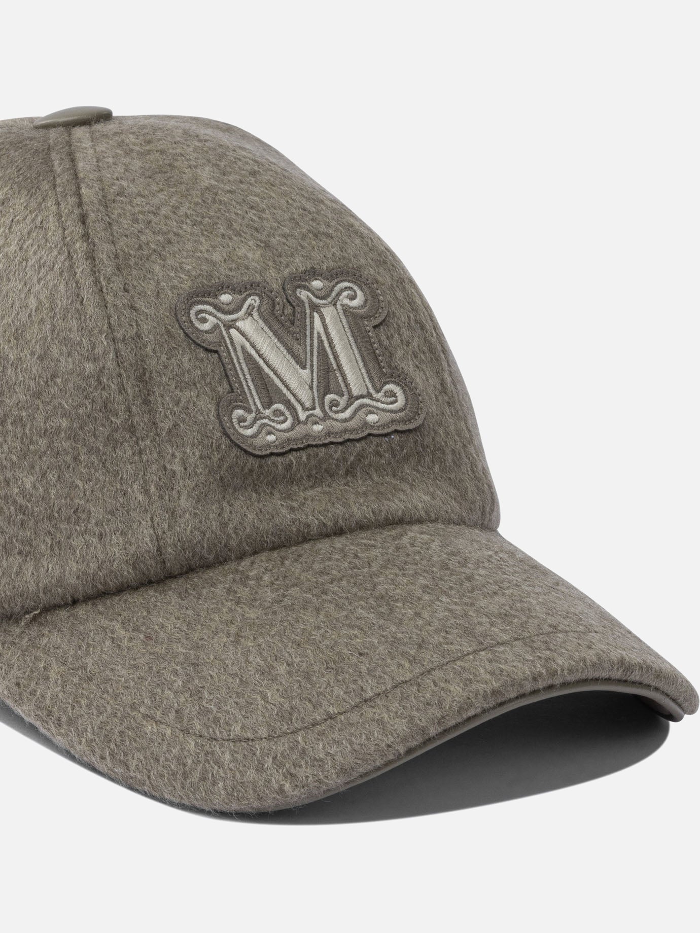 Trucker caps 100% cashmere  Grey - Max Mara Women | PDP | VIETTI Online Store | Zoom-Modal_4
