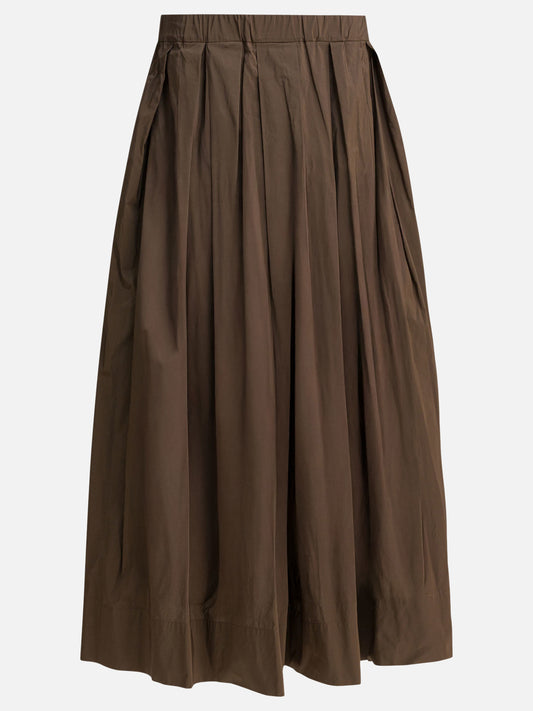 Long skirts Solid colour  Brown - Max Mara S Women | PDP | VIETTI Online Store 
