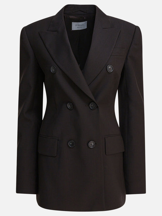 Blazer Solid colour  Marrone - Max Mara Sportmax Donna | PLP | VIETTI Online Store 
