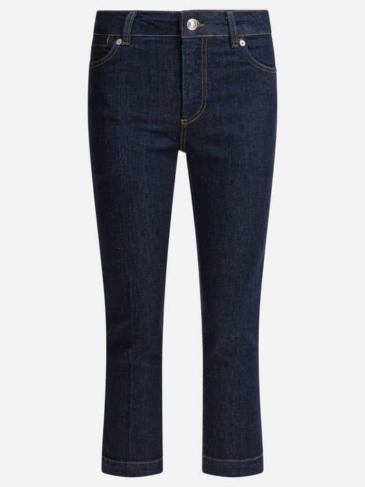 Jeans a gamba dritta Solid colour  Blu - Max Mara Sportmax Donna | PDP | VIETTI Online Store 
