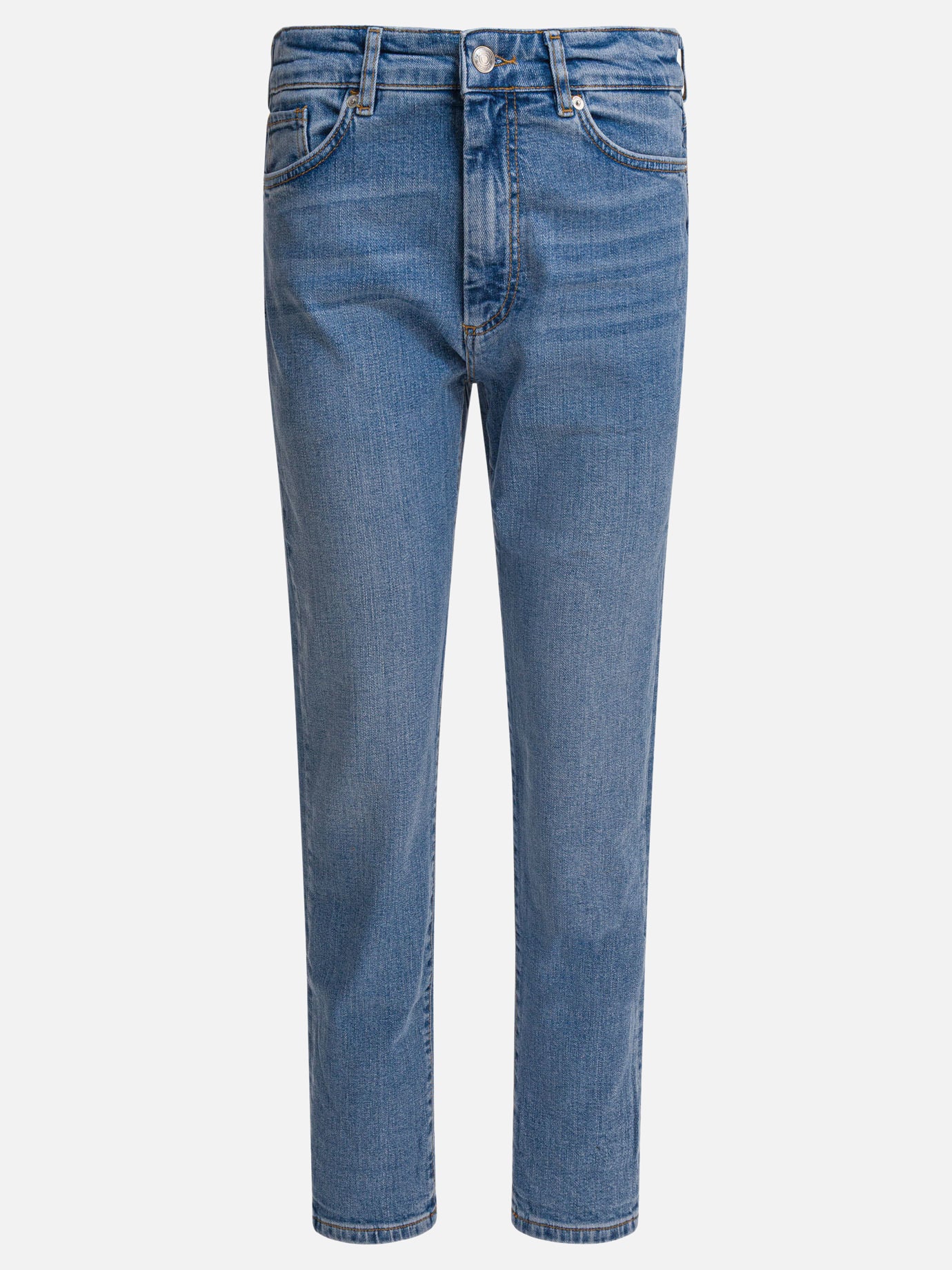 Jeans a gamba dritta Solid colour  Blu - Max Mara Sportmax Donna | PDP | VIETTI Online Store | Zoom-Modal

