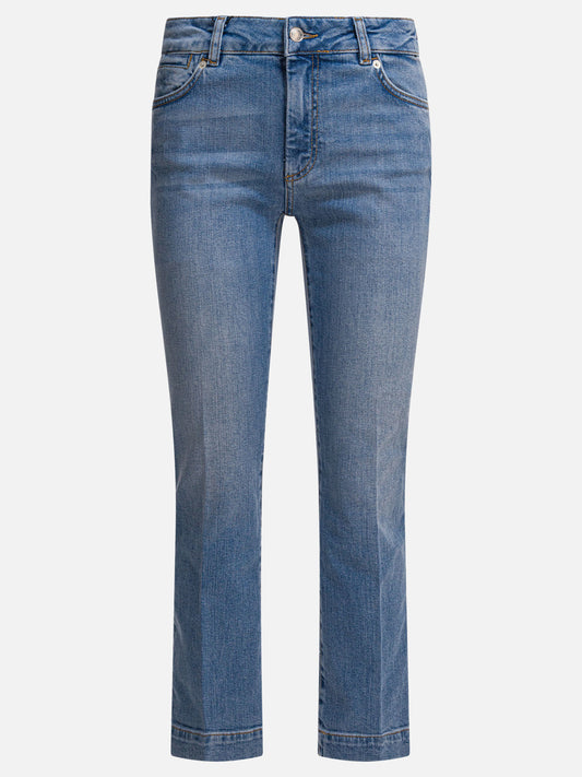 Jeans a gamba dritta Solid colour  Blu - Max Mara Sportmax Donna | PDP | VIETTI Online Store 
