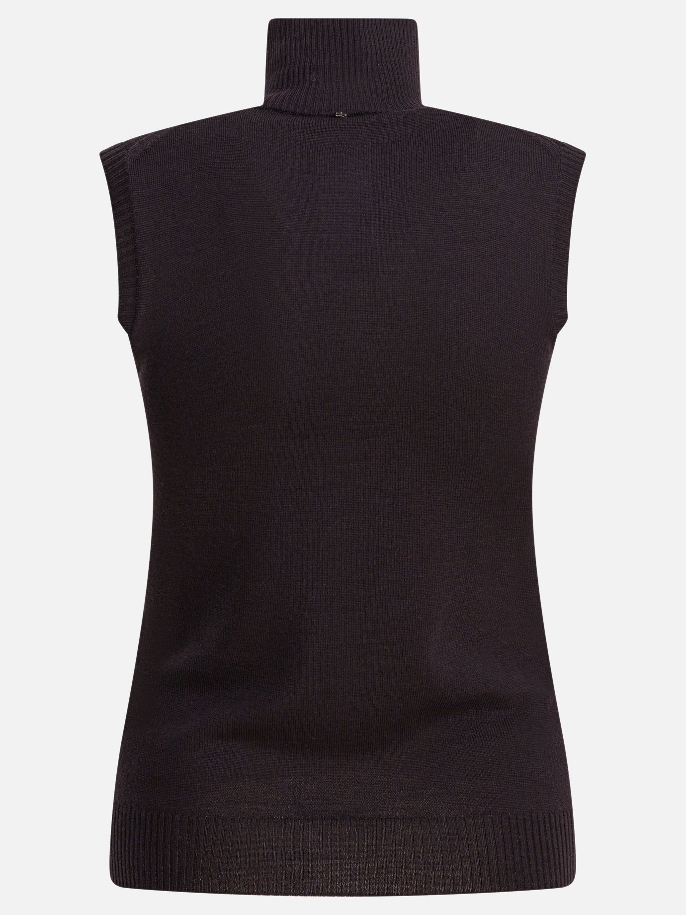 Max Mara Sportmax Mock neck sleeveless 11744341_S Brown thumbnail_2