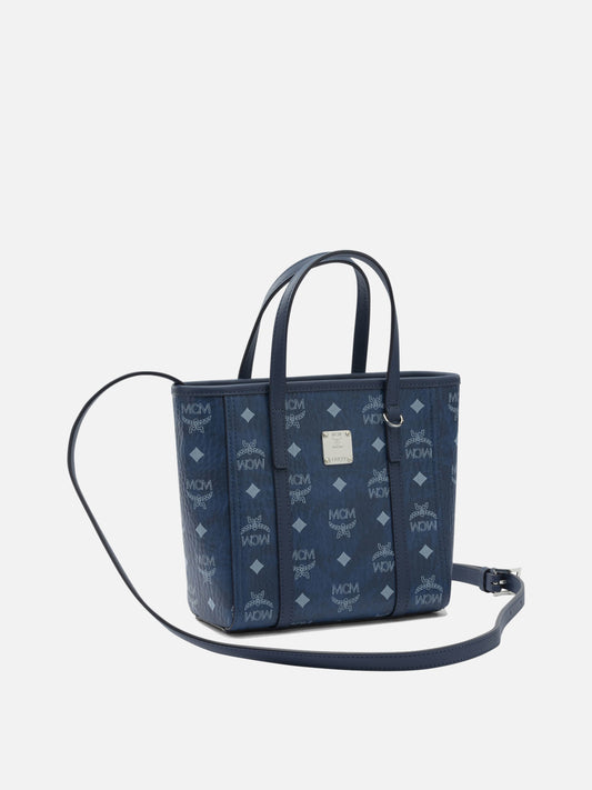 Borse mini 63% polyurethane 20% polyester 17% cotton  Blu - Mcm Donna | PLP | VIETTI Online Store | 2
