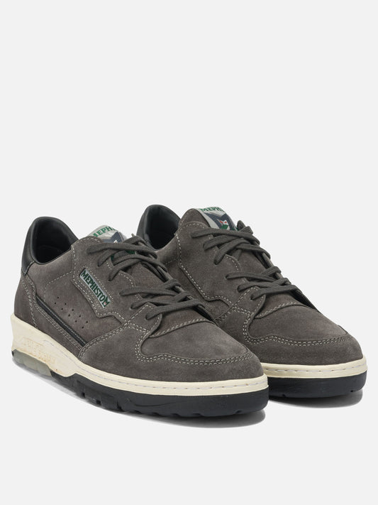 Low top sneakers 100% leather - 100% rubber  Grey - Mephisto Men | PDP | VIETTI Online Store | 2

