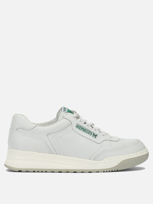 Low top sneakers 100% leather - 100% rubber  White - Mephisto Men | PDP | VIETTI Online Store 
