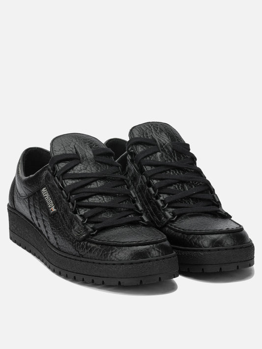 Low top sneakers 100% leather - 100% rubber  Black - Mephisto Men | PDP | VIETTI Online Store | 2
