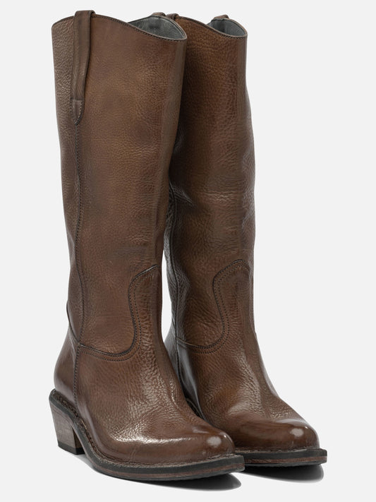 Cowboy 100% leather - 80% rubber 20% leather  Brown - Moma Women | PLP | VIETTI Online Store | 2
