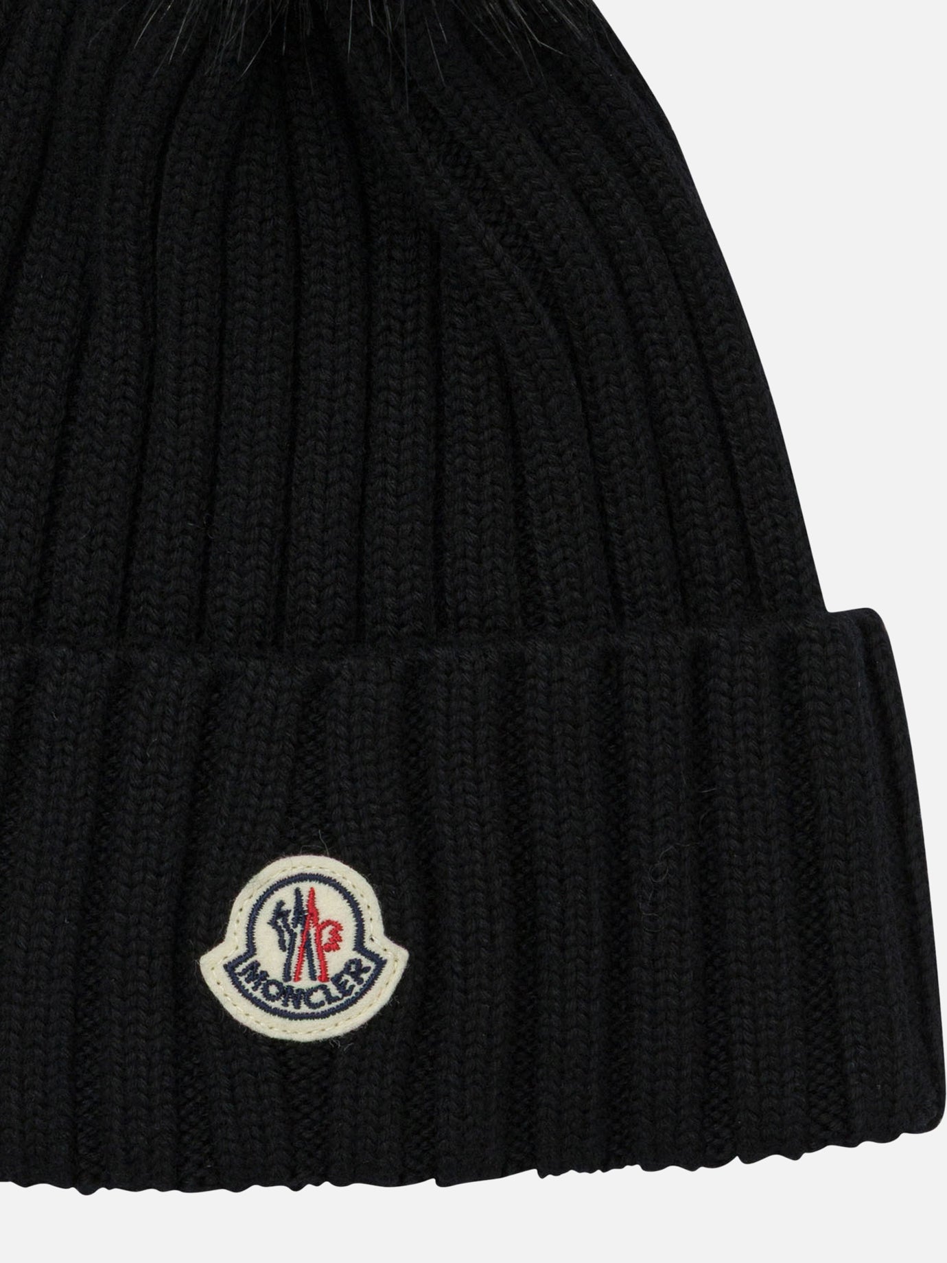 Beanies Logo  Black - Moncler Women | PDP | VIETTI Online Store | thumbnail_3