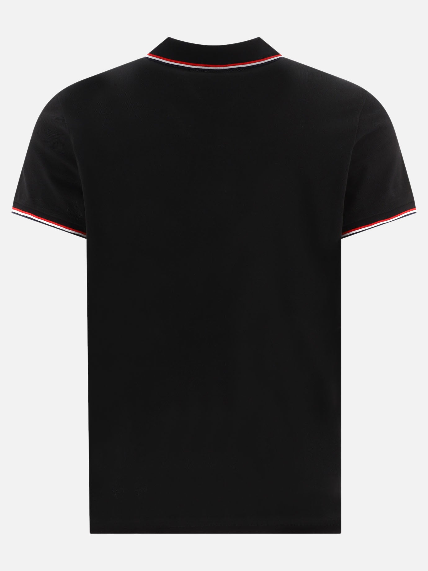 Polo con bottoni Logo  Nero - Moncler Uomo | PDP | VIETTI Online Store | Zoom-Modal_2
