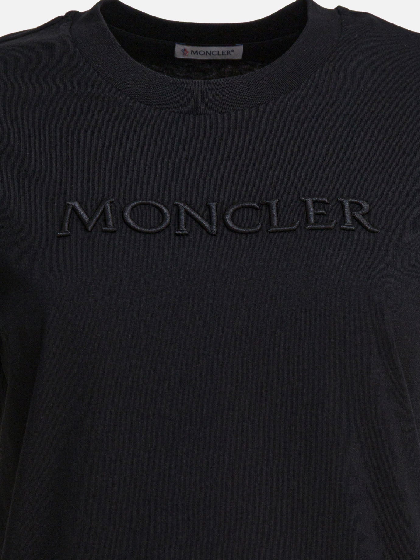Crewneck t-shirts Logo  Black - Moncler Women | PDP | VIETTI Online Store | Zoom-Modal_3
