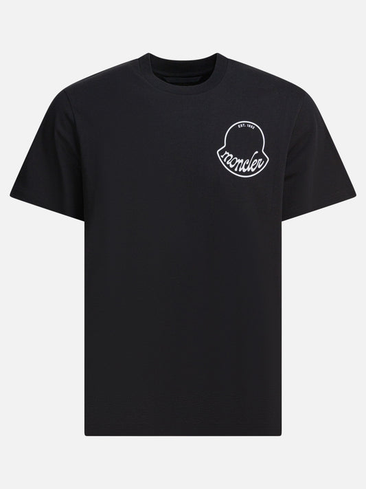 Crewneck t-shirts Logo  Black - Moncler Women | PDP | VIETTI Online Store 
