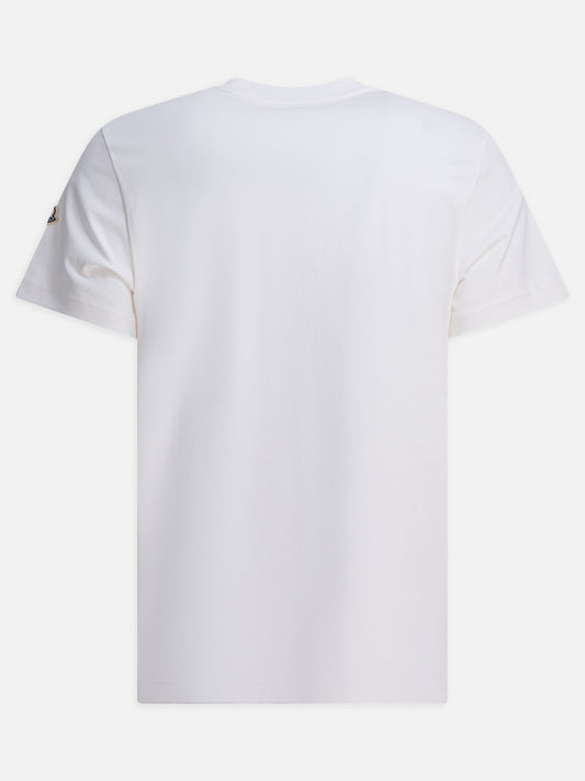 T-shirt girocollo Logo  Bianco - Moncler Uomo | VIETTI Online Store | 2
