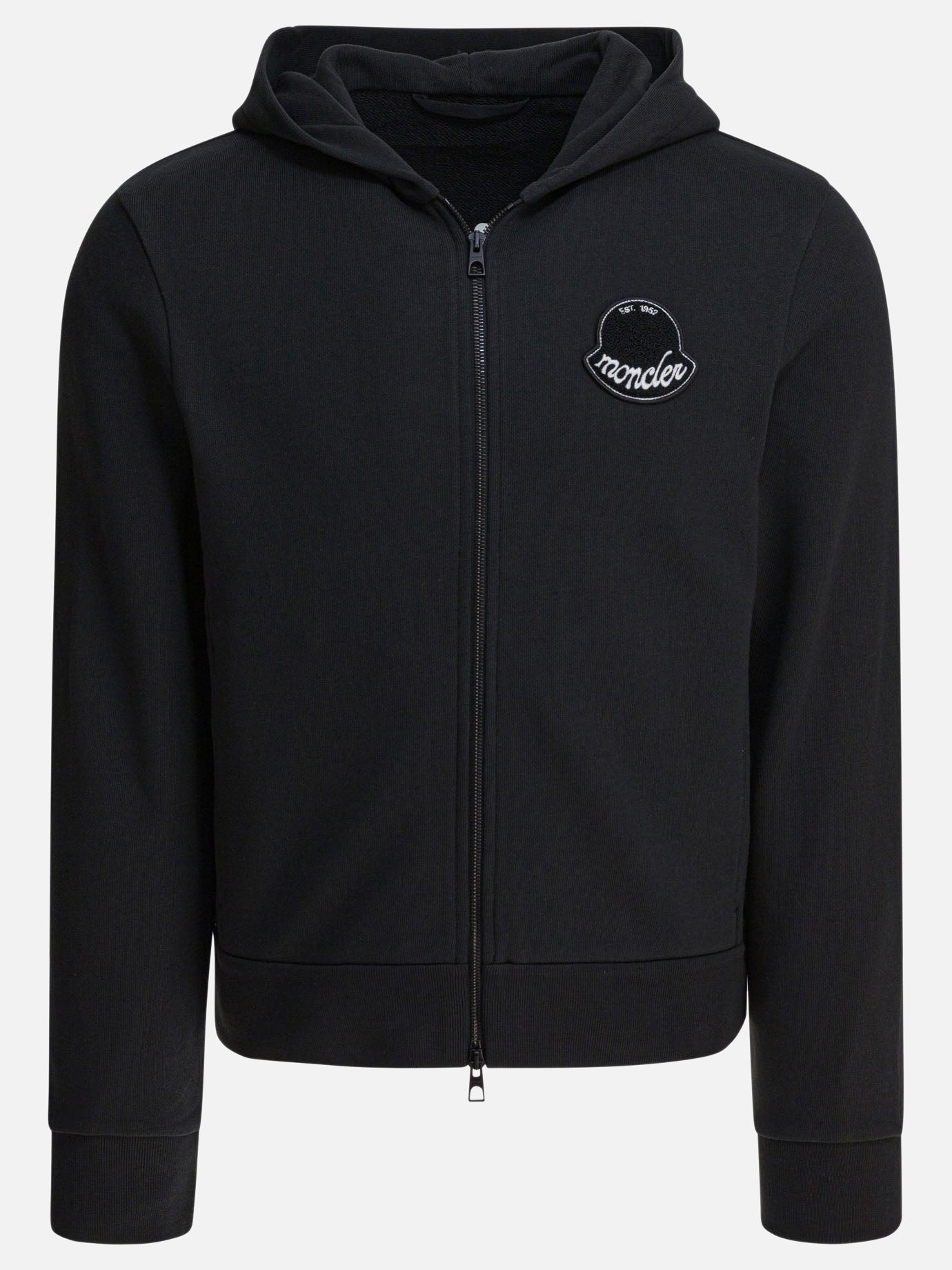 Full zip sweatshirts Logo  Black - Moncler Men | PDP | VIETTI Online Store | Zoom-Modal
