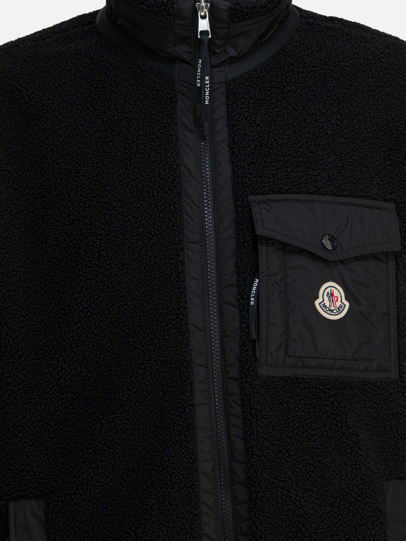 Fleece jackets Logo  Black - Moncler Men | PDP | VIETTI Online Store | thumbnail_3