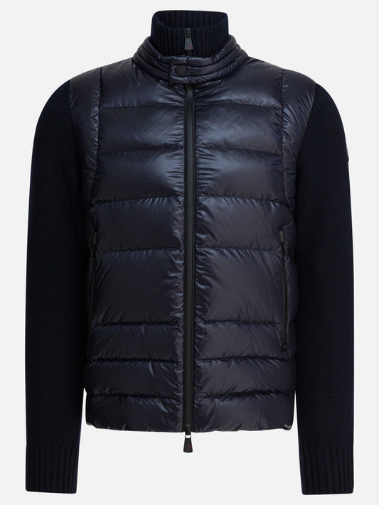 Quilted & Utility Jackets Logo  Blue - Moncler Grenoble Men | PLP | VIETTI Online Store 
