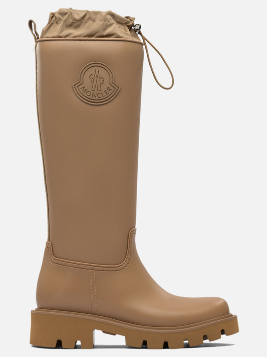 Rain boots 100% pvc - 100% rubber  Beige - Moncler Women | PDP | VIETTI Online Store 
