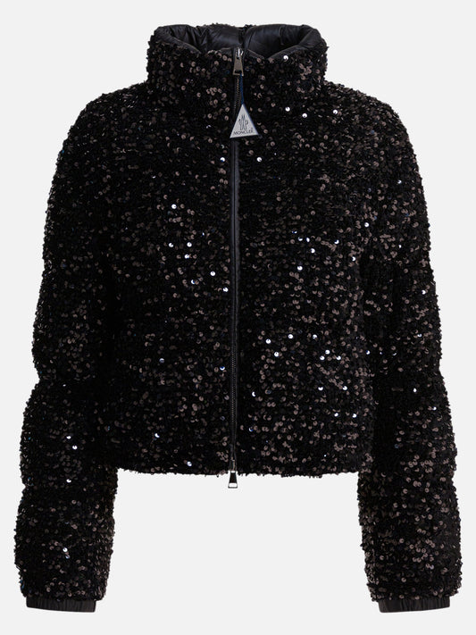 Piumini corti Solid colour  Nero - Moncler Donna | PDP | VIETTI Online Store 
