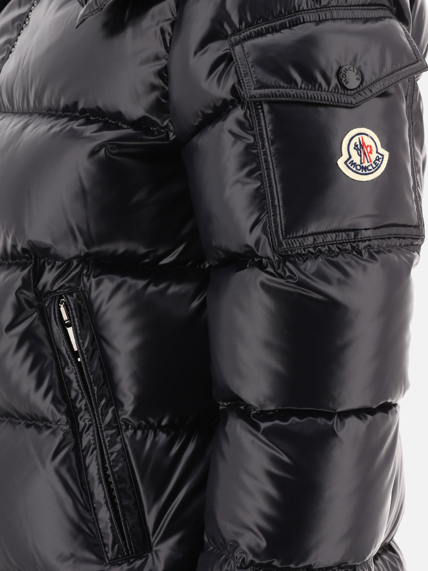Down jackets Solid colour  Black - Moncler Women | PDP | VIETTI Online Store | Zoom-Modal_4
