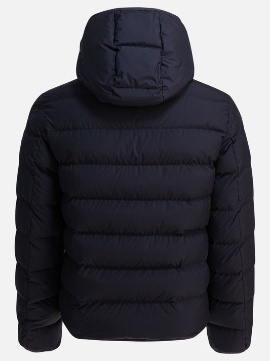 Piumini corti Solid colour  Blu - Moncler Uomo | PDP | VIETTI Online Store | 2
