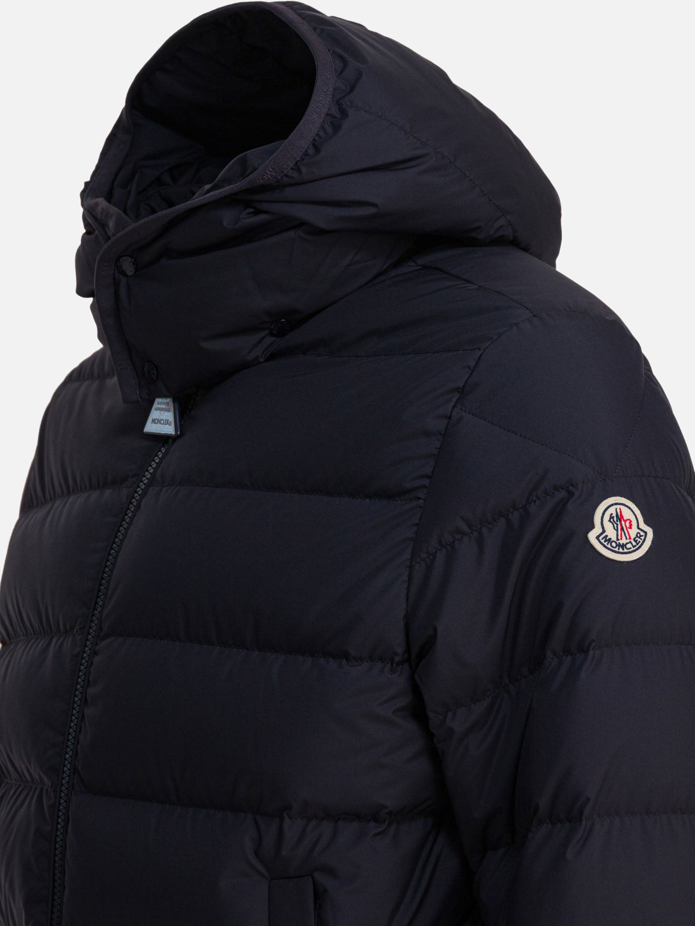 Down jackets Solid colour  Blue - Moncler Men | PDP | VIETTI Online Store | Zoom-Modal_4
