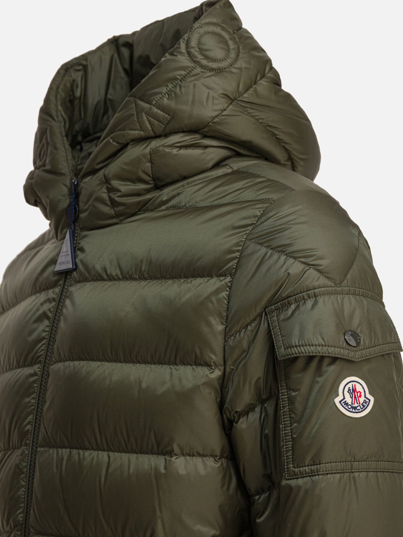 Piumini corti Solid colour  Verde - Moncler Uomo | PDP | VIETTI Online Store | thumbnail_4