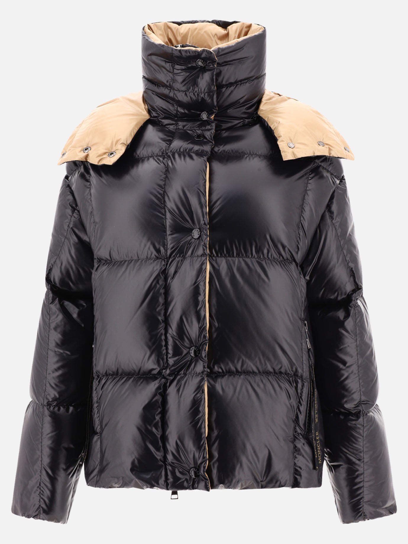 Piumini corti Solid colour  Nero - Moncler Donna | PDP | VIETTI Online Store | Zoom-Modal
