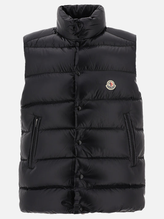 Vest jackets Logo  Black - Moncler Men | PLP | VIETTI Online Store 
