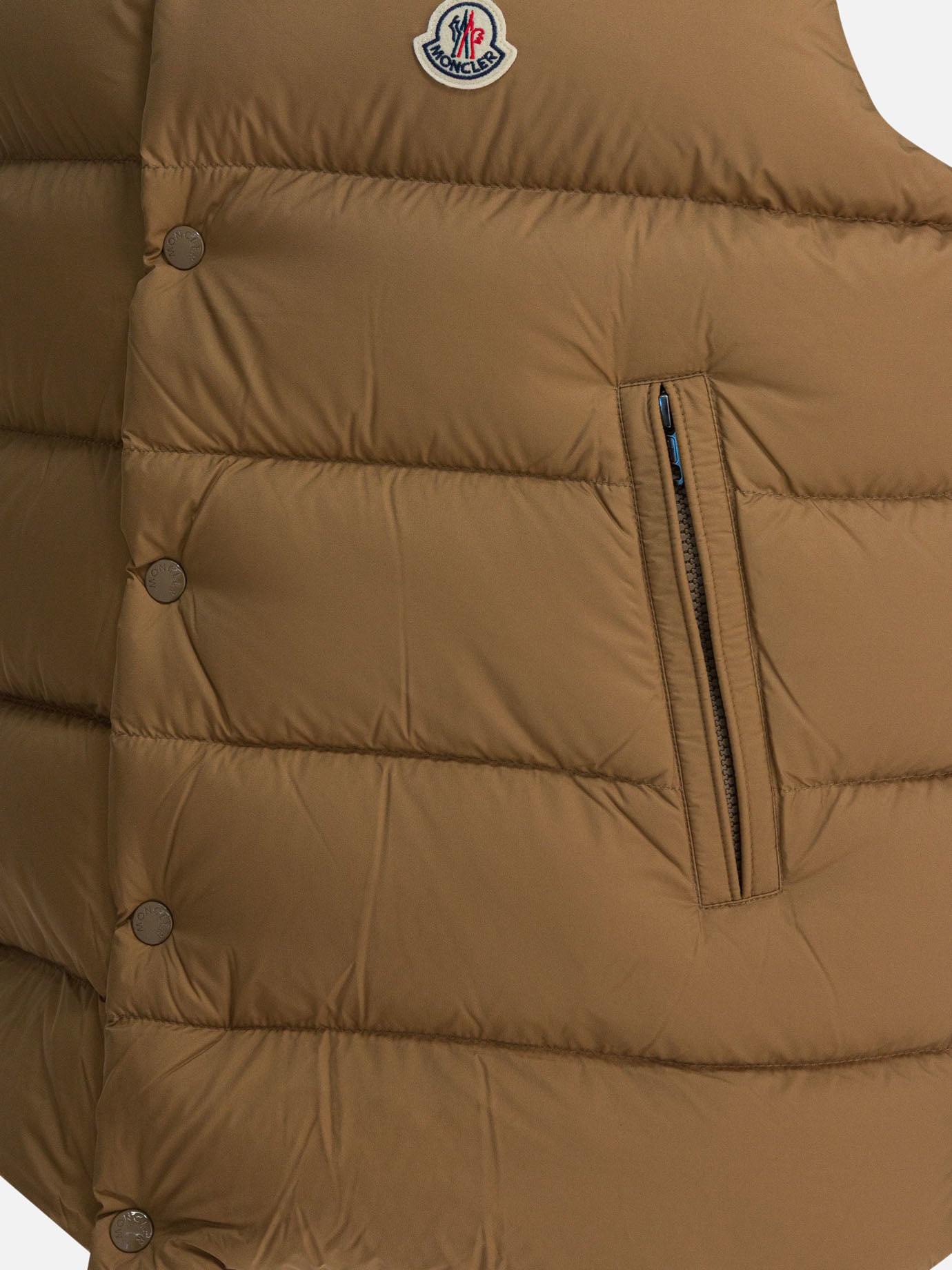 Vest jackets Logo  Beige - Moncler Men | PDP | VIETTI Online Store | Zoom-Modal_4
